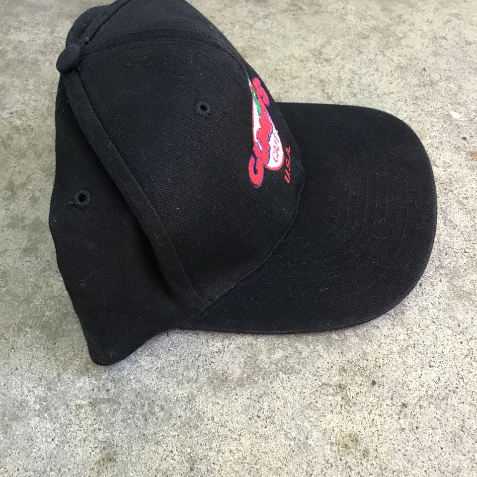 Vintage Gumby Cafe USA Snapback Hat Black Fahrenheit Prema Toy Co. 1996 - Image 4 of 4