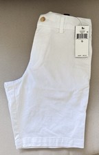 NWT Polo Ralph Lauren Kids Boys White Straight Fit Chino Shorts Replen Size 10