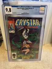 SAGA OF CRYSTAR CRYSTAL WARRIOR #8 MT 9.8 CGC WHITE PAGES GOLDEN COVER JO DUFFY 