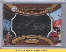 2007 Sweet Spot Black Leather Gold Ink 2/10 Rickie Weeks #SS2-RH Auto READ 2a8
