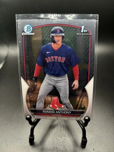2023 Bowman Chrome 1st Roman Anthony Card Boston Red Sox