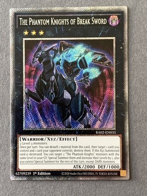 Yu-Gi-Oh! - The Phantom Knights Of Break Sword - RA02 Platinum Secret Rare - NM