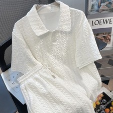Women's White Casual Set
