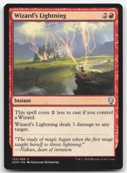 Wizard's Lightning - Dominaria #152 Uncommon