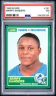 1989 SCORE #257 BARRY SANDERS ROOKIE RC PSA 7