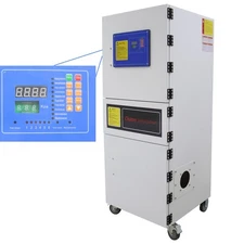 Industrial Dust Collector 220V Pulse Vacuum Cleaner Movable Bag Filter Stainless