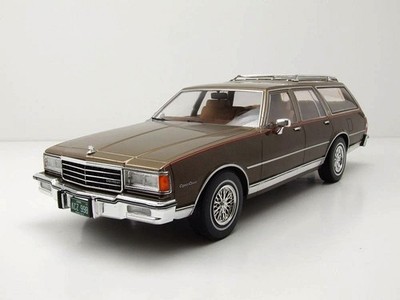 1985 Chevrolet Caprice Estate Station Wagon Beige Metallic in 1:18 scale by MCG