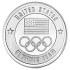 1 Troy oz US Olympic Team .999 Fine Silver Round