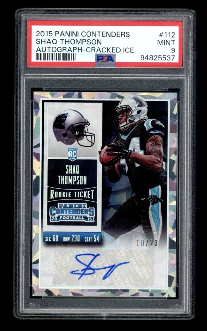 Shaq Thompson Panini Contenders #112 Autograph-Cracked Ice