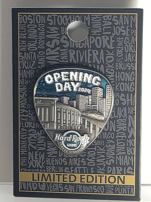 New York Yankees 2024 Opening Day Pin Hard Rock Cafe Yankee