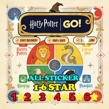 CHEAPEST Mono-poly Stickers Go🔥 ALL Stickers 1-6⭐Avaiable Ha-rry Potter GO Fast