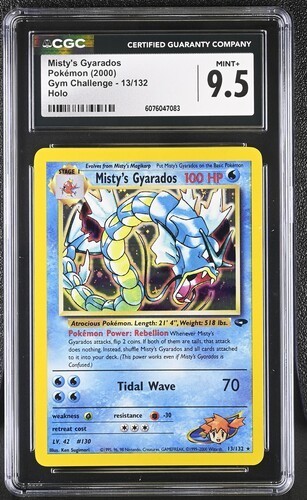 Misty's Gyarados (Unlimited) graded CGC 9.5 for sale on eBay