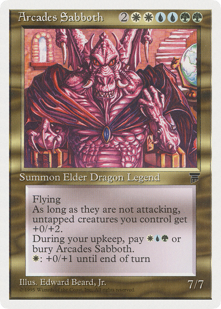 Arcades Sabboth _ X (1) _Chronicles - Excellent up to Near Mint_ MTG _4RCards