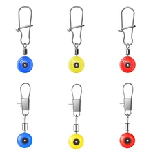 100Pcs Fishing Float Connector Bobbers Stops Space Bean Sliding Swivels