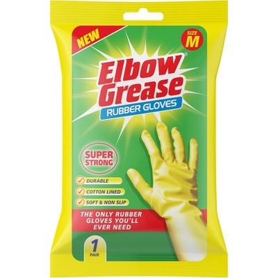 Ellenbogenfett super starke Gummihandschuhe Medium