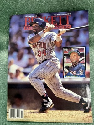 1991 Beckett Baseball Card Monthly Issue #87 Kirby Puckett Minnesota Twins