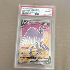 Pokemon 2021 SWSH Chilling Reign Galarian Articuno V 169/198 PSA 10 Holo on eBay
