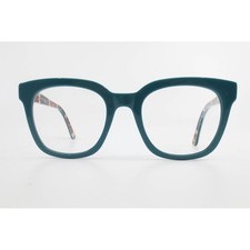 Vontelle MOR-WAY-TEA-S20-L Teal Square Eyeglass Frames 54-23-147 C1 Multi Color