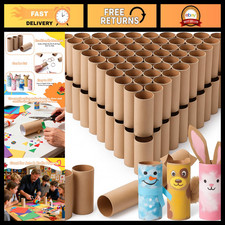 240 Pcs Cardboard Tubes for Crafts - 3.74" Empty Paper Towel Rolls, DIY Supplies