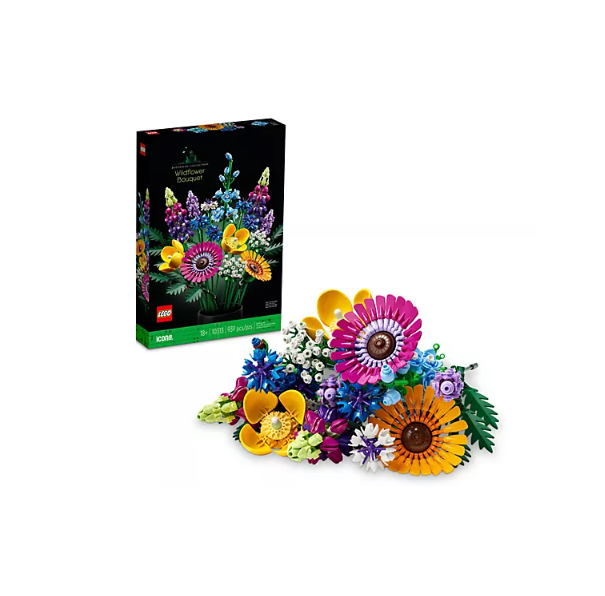 LEGO Icons Wildflower Bouquet 10313 Building Set ,939 Pieces