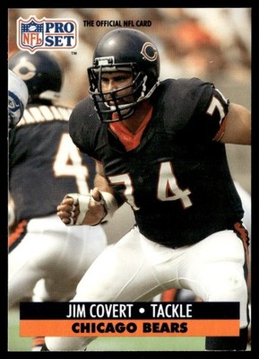 1991 Pro Set Jim Covert Chicago Bears #102