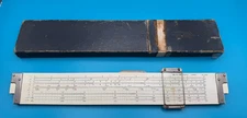 Sun Hemmi 259  Bamboo Slide Rule + Original Box