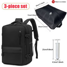  Black WizzAir / Ryanair Vacuum Compression Backpack + PUMP