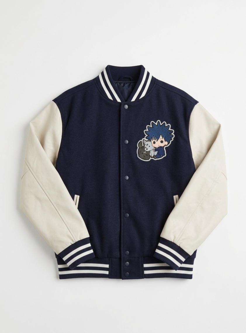 Anime Embroidered Varsity Jacket – Maki Zenin Cosplay | eBay