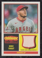 2025 TOPPS HERITAGE BASEBALL CLUBHOUSE COLLECTION CCR-MT MIKE TROUT * FREE SHIP