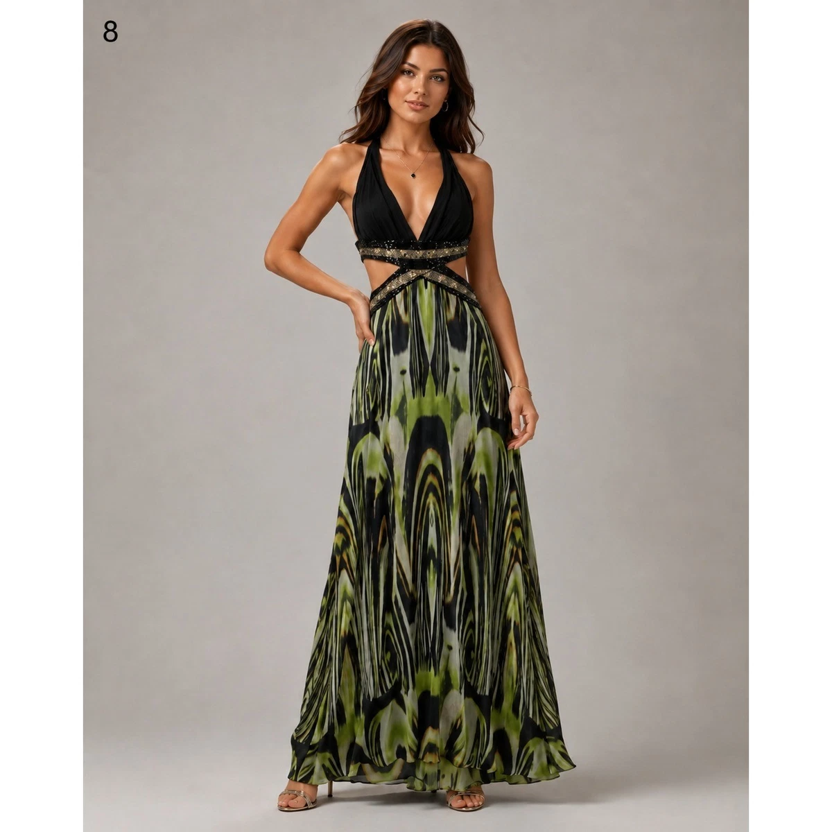 arden b maxi dress ARDEN B. Abstract Print Maxi Dress