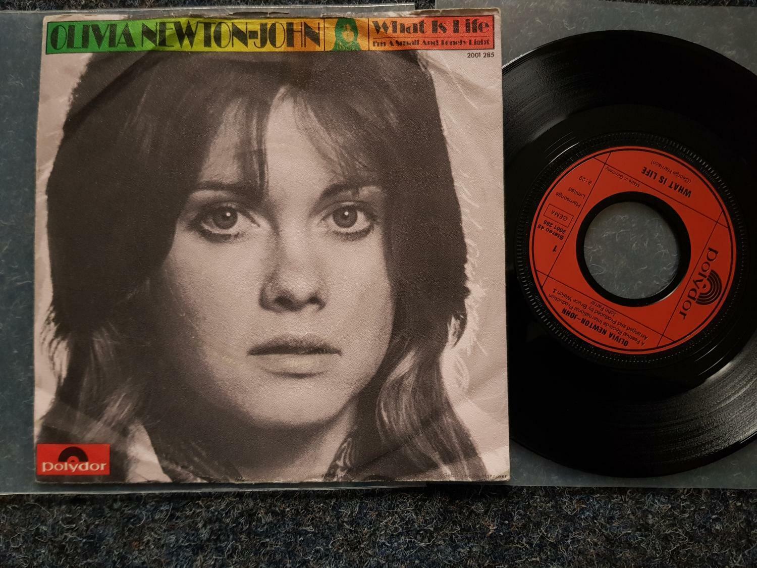7"" Single Vinyl Olivia Newton-John - What is life Germany/ CV George Harrison