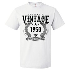 76th Birthday Gift For 76 Year Old 1950 Aged To Perfection T Shirt