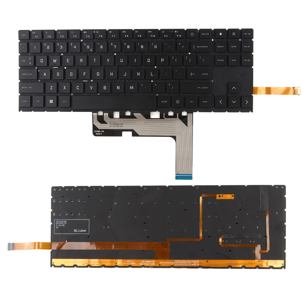 New US Keyboard for Colorful Backlit For HP OMEN 15-EN 15-EN