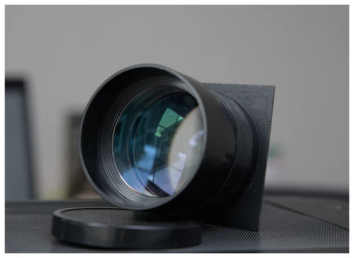 210mm ~f/3.2 Projector Lens mounted to Graflex Type B Board (4x5 Series/Super D)