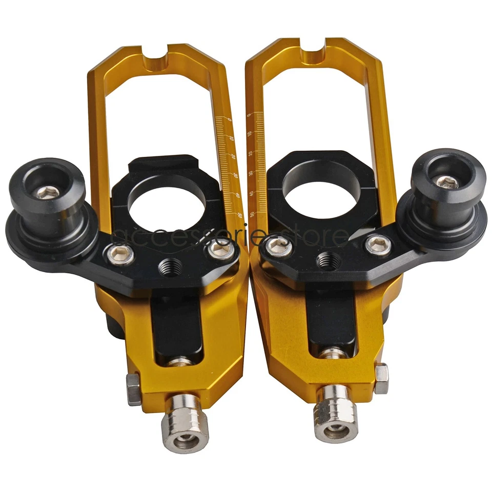 Ajustador de cadena carretes basculantes deslizadores para Suzuki GSXR1000 GSXS1000 2007-2023 Foto 2 de 4