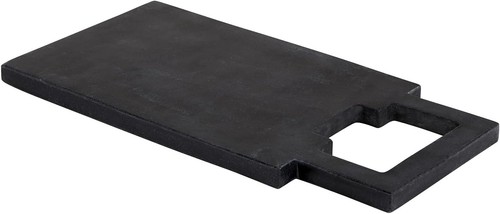 Elegante 18x9 Zoll schwarze Marmor Wurstwaren Brett für stilvolle Unterhaltung - Bild 4 von 7