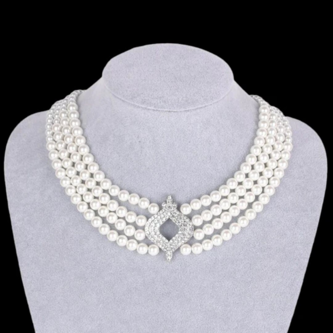 [TATIANA] Classic Pearl Choker Necklace ネックレス TATIANA] Classic Pearl Choker Necklace ネックレス (TATIANA