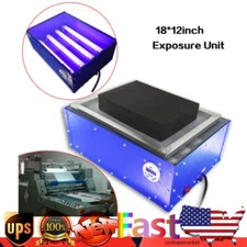 60W Screen Printing Exposure Unit 18"x12" Silk Screen Printing Machine UV Light