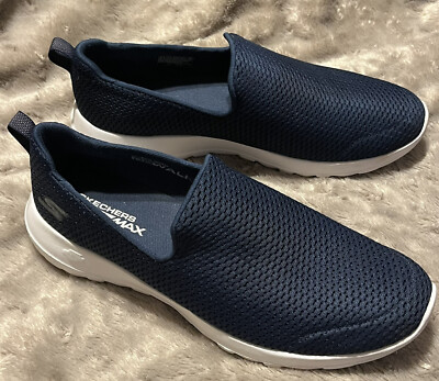 Skechers Go Walk Joy Walking Comfort SlipOn Shoes Navy Blue 15600