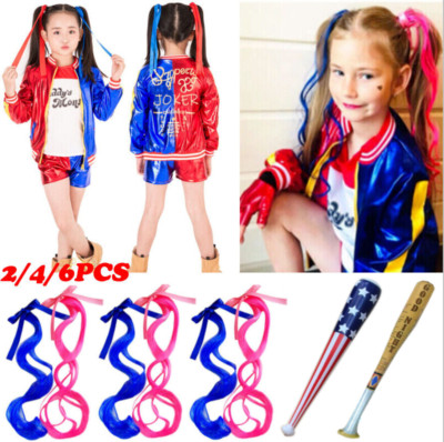 Aufblasen Baseball Bat für Harley Quinn Suicide Fancy Kleid Halloween Haarband