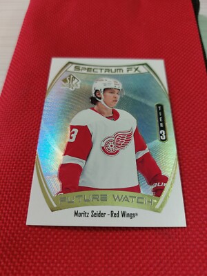 Moritz Seider Future Watch Tier 3 2021-2022 Detroit Red Wings Bounty Scratched 
