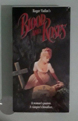 mel ferrer  BLOOD AND ROSES  elsa martinelli VHS VIDEOTAPE NEW corner dings
