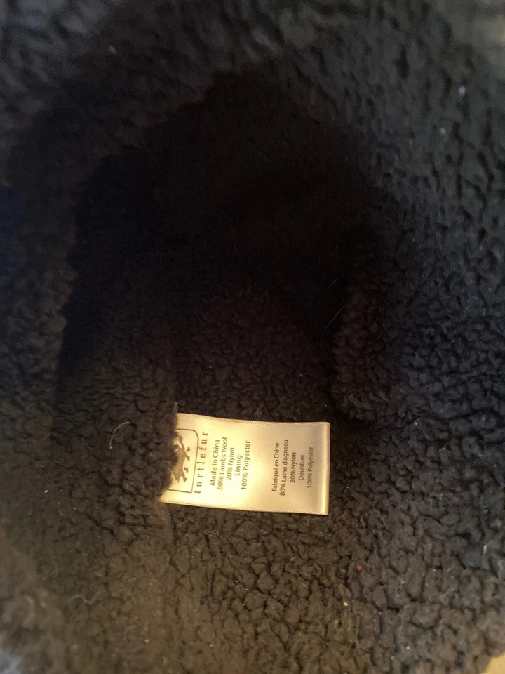 Черепаховый мех зеленый шерсти смесь кабель трикотажа Beanie череп крышка шляпа один размер - Изображение 4 из 4