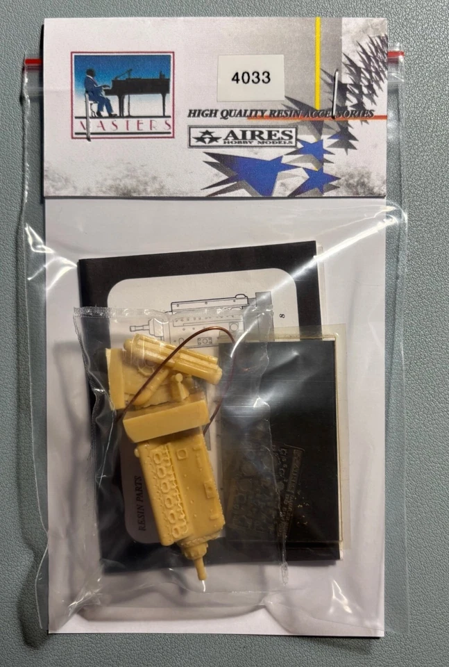 AIRES HOBBY MODELS 4033 - DAIMLER BENZ DB 605E/N ENGINE - 1/48 RESIN KIT - Immagine 2 di 3