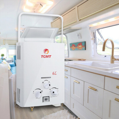 Portable LPG Propane Gas Hot Water Heater 6L Tankless ...