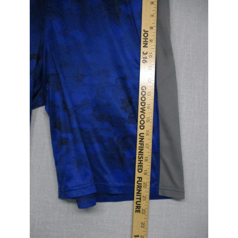 Pantalones Cortos Elásticos Under Armour Azul Camuflaje Atlético Streetwear Hombres Talla Grande Foto 4 de 4