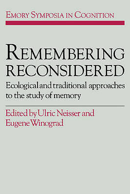 Remembering Reconsidered Neisser Winograd Paperback Cambridge University Press