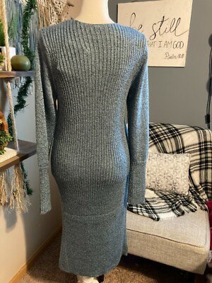 womens knitted dress pattern 1940's Ladies Knitted Dress Pattern, Short or Long Sleeves