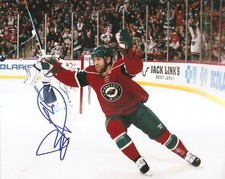 Jason Zucker Minnesota Wild Signed Auto 8x10 PHOTO