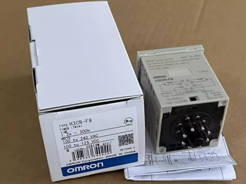 1PC OMRON Twin Timer H3CR-F8 100-240VAC H3CRF8 NEW IN BOX FREE SHIP